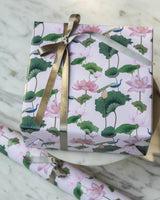 Jungle Raj Pale Pink Lotus Wrapping Sheet