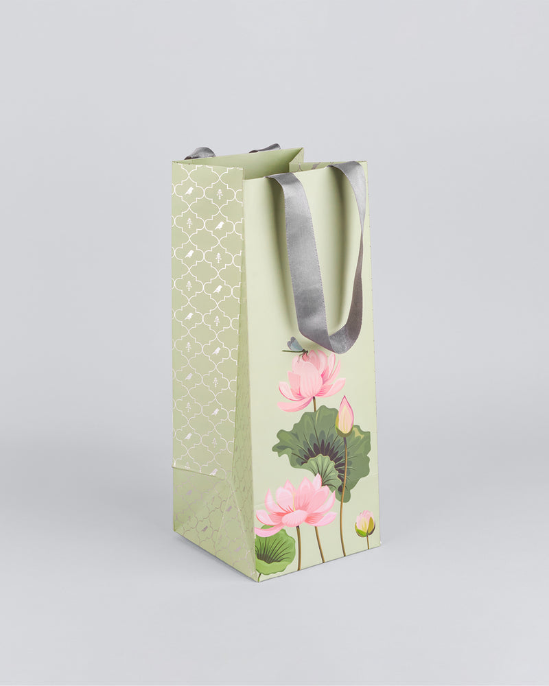 Jungle Raj Sage Lotus Gift Bag [Wine / Whiskey]