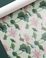 Jungle Raj Sage Green Lotus Wrapping Sheet